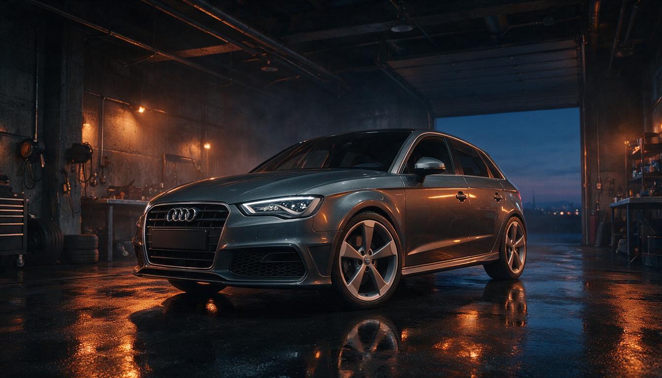 Audi A3 Sportback 2.0 TDI 8V in Daytona grijs - chiptuning door JPT Performance