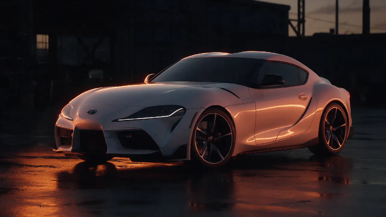 Toyota GR Supra in wit