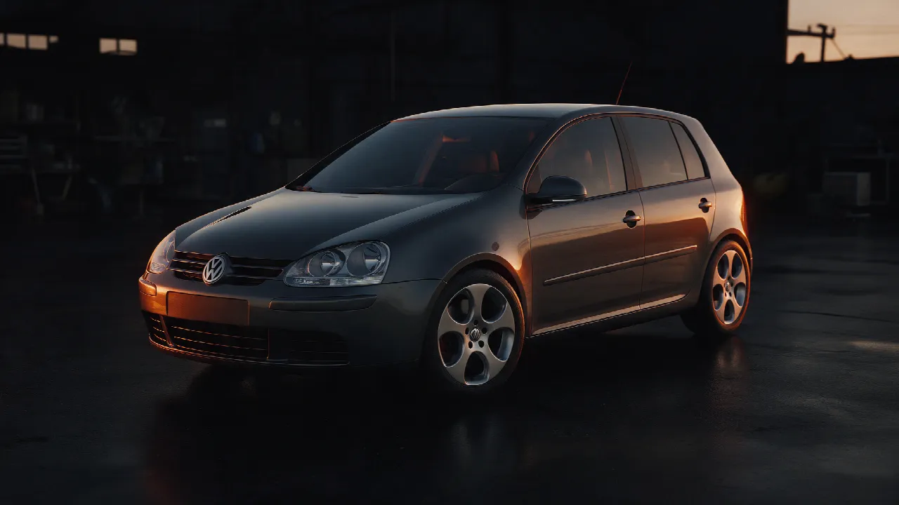 Volkswagen Golf 5 in donkergrijs