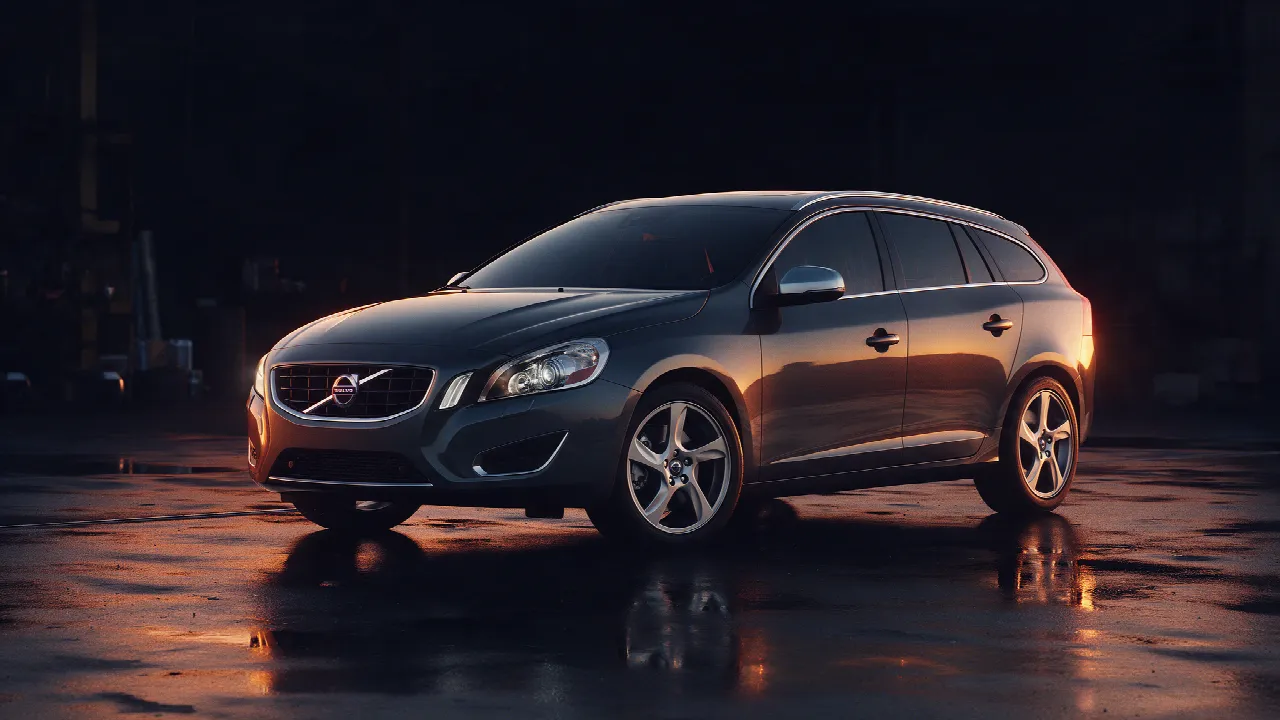 Volvo V60 T5 stationwagen in donkergrijs